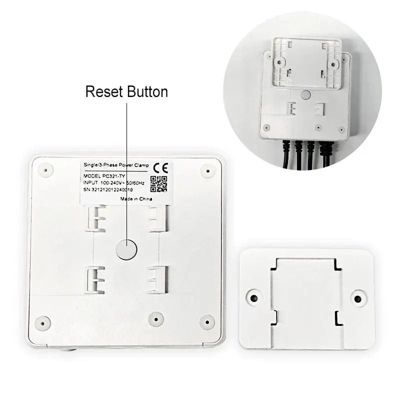 3-Phase Bidirectional WiFi Energy Meter - Real-Time Power Monitoring with Tuya Smart - DomoSpace