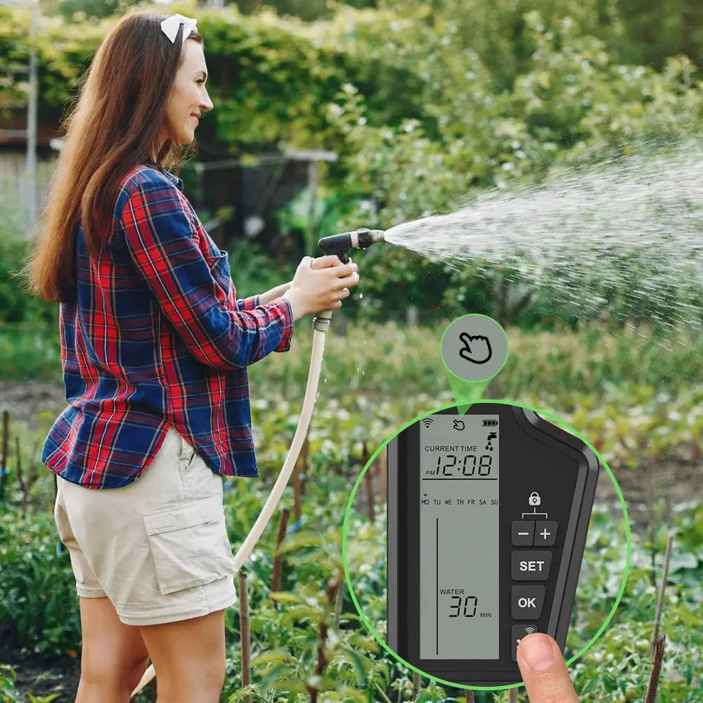 AVATTO Tuya WiFi Smart Watering Timer,Automatic Digital Garden Irrigation Controller work with Smart life APP Alexa Google home - DomoSpace