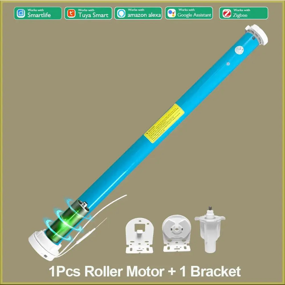 Battery Window Blinds Smart Curtains Motor Roller – Tuya Smart Life Compatible - DomoSpace