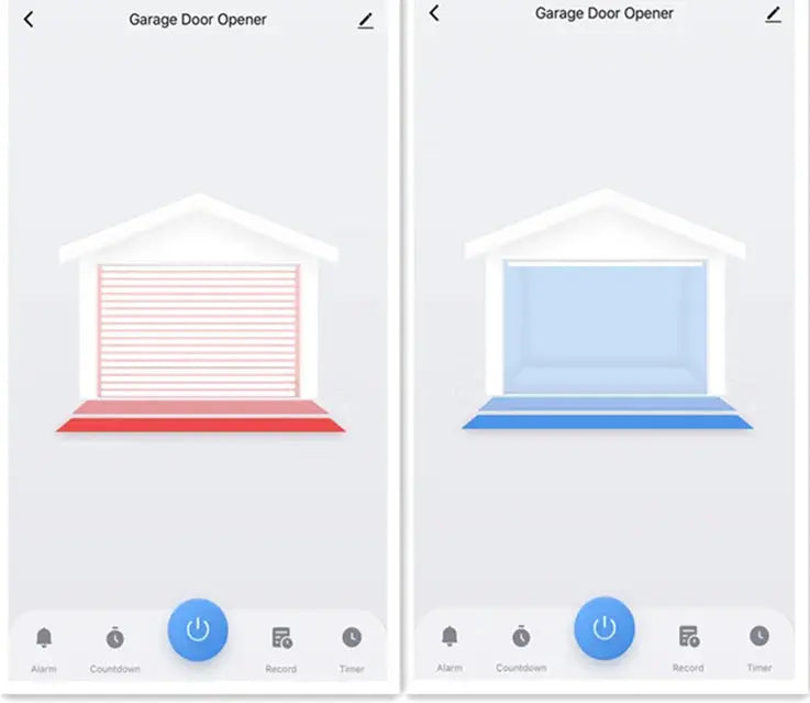 Garage Door Sensor Opener Controller Remote WiFi Switch Tuya Smart Life App Alert Works with Google Home Alexa Home Automation - DomoSpace