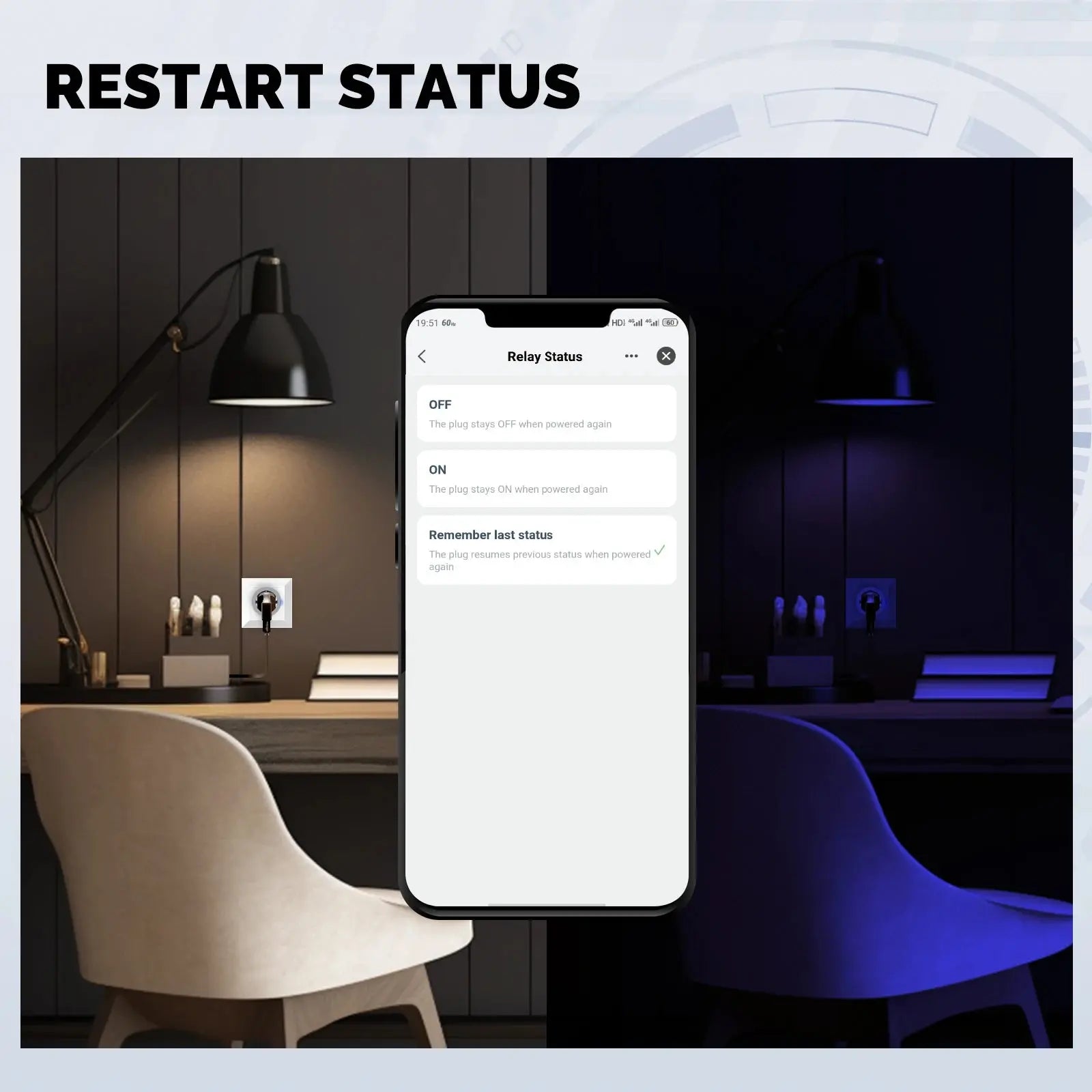 MOES Smart Plug Matter Wi-Fi Socket 16A Smart Timer Outlet Power Monitor Support TUYA Apple Homekit Work With Google Home Alexa - DomoSpace