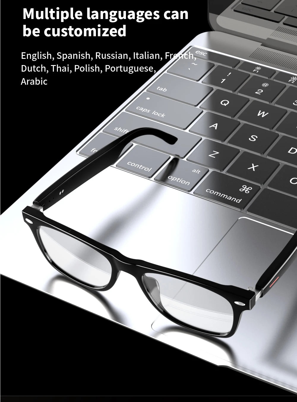 Xiaomi E13 Bluetooth Smart Glasses With Automatic Adjustment AI Voice Noise Reduction Music Eyewear Waterproof Calls Eyeglass DomoSpace