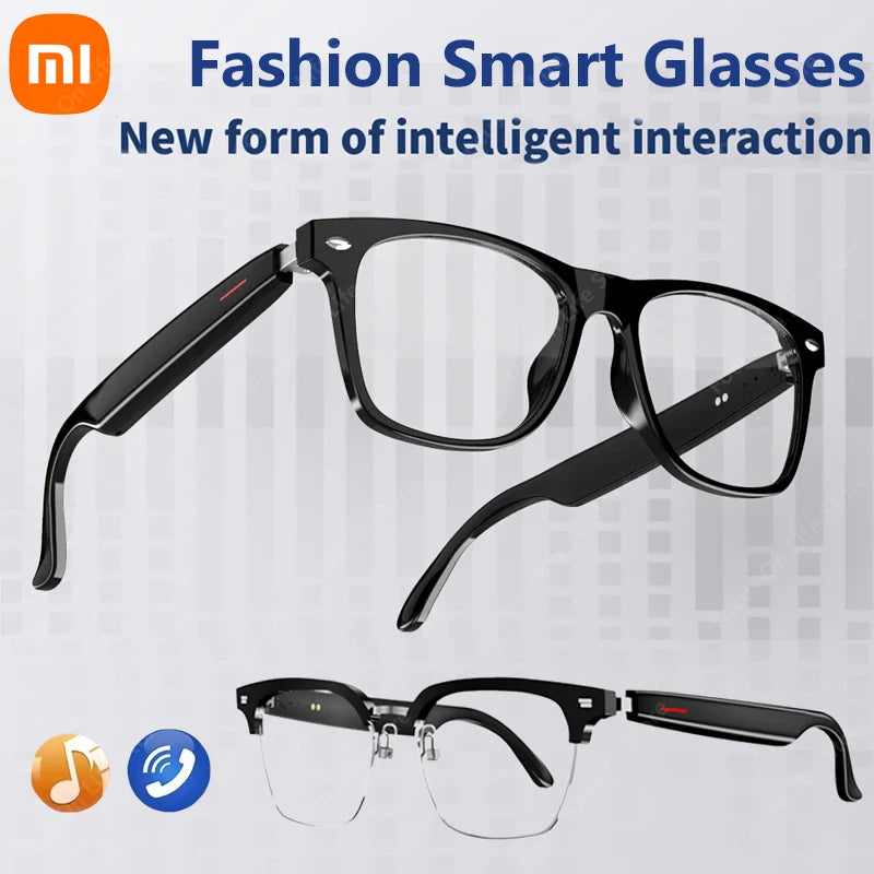 Xiaomi E13 Bluetooth Smart Glasses With Automatic Adjustment AI Voice Noise Reduction Music Eyewear Waterproof Calls Eyeglass DomoSpace