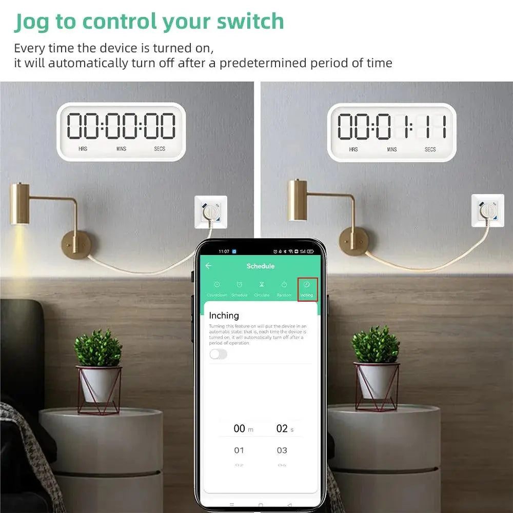 Smart Plug Type C Port Voice Control Timer. Smart Home Devices - DomoSpace