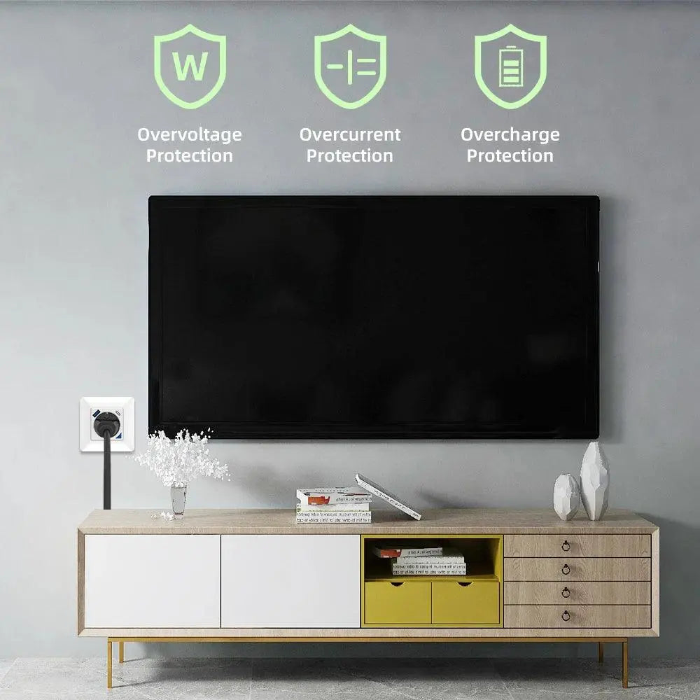 Smart Plug Type C Port Voice Control Timer. Smart Home Devices - DomoSpace
