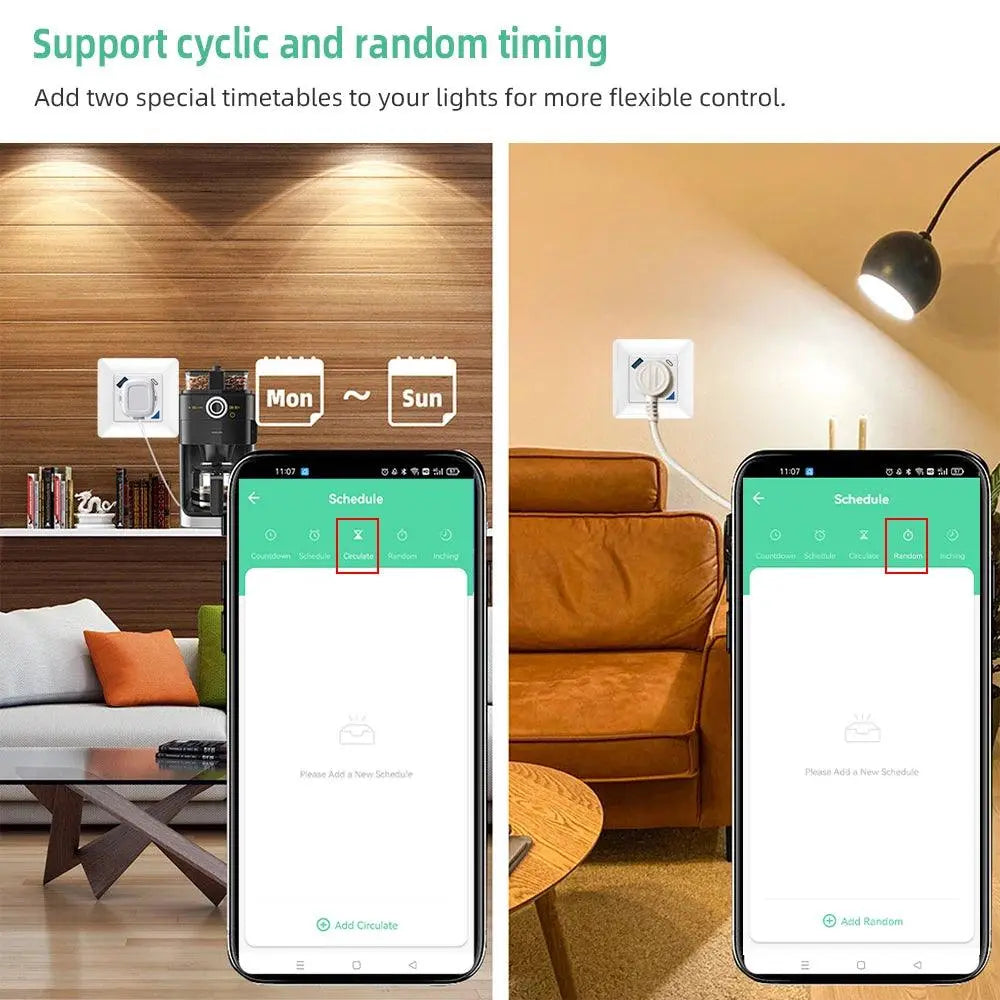 Smart Plug Type C Port Voice Control Timer. Smart Home Devices - DomoSpace