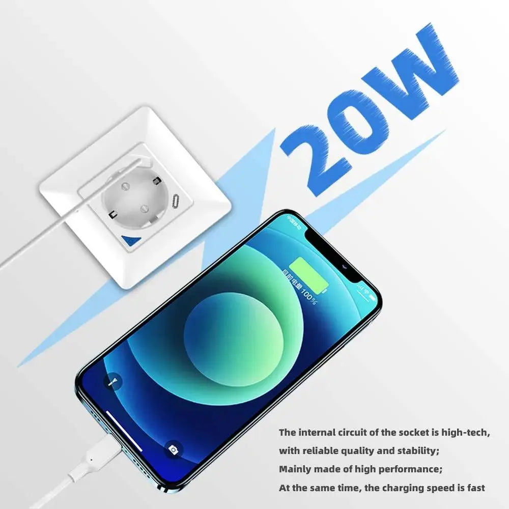 Smart Plug Type C Port Voice Control Timer. Smart Home Devices - DomoSpace