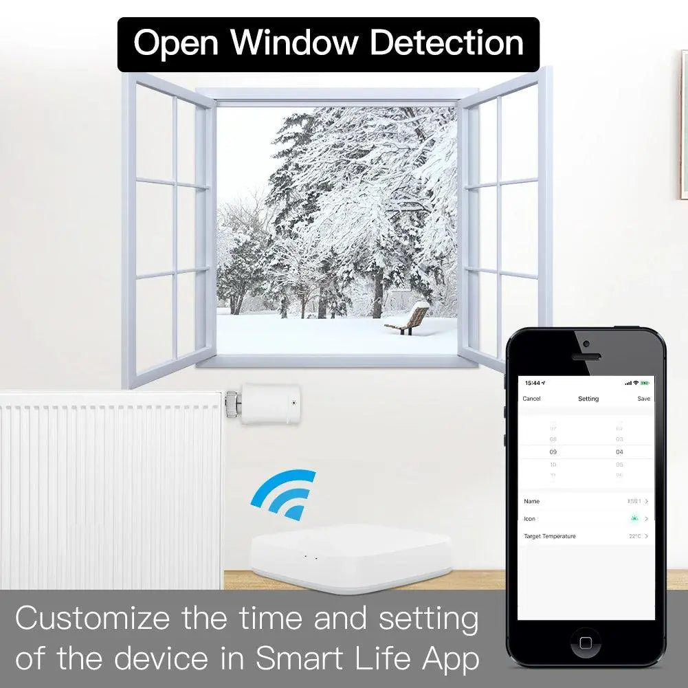 Smart Programmable Thermostat Temperature Heater - DomoSpace
