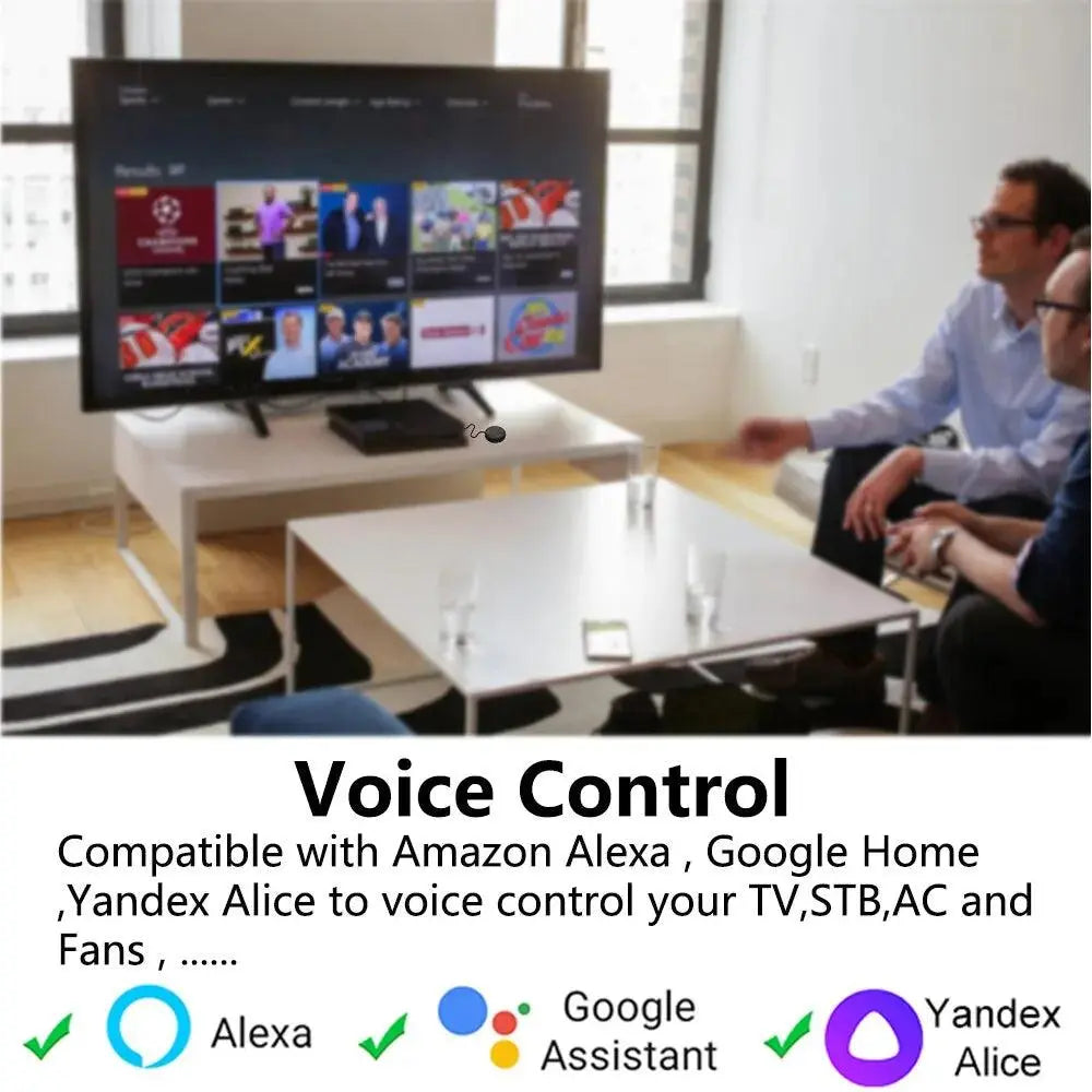WiFi & IR Universal AC Remote – Voice-Controlled Smart Remote for Alexa & Google Home - DomoSpace