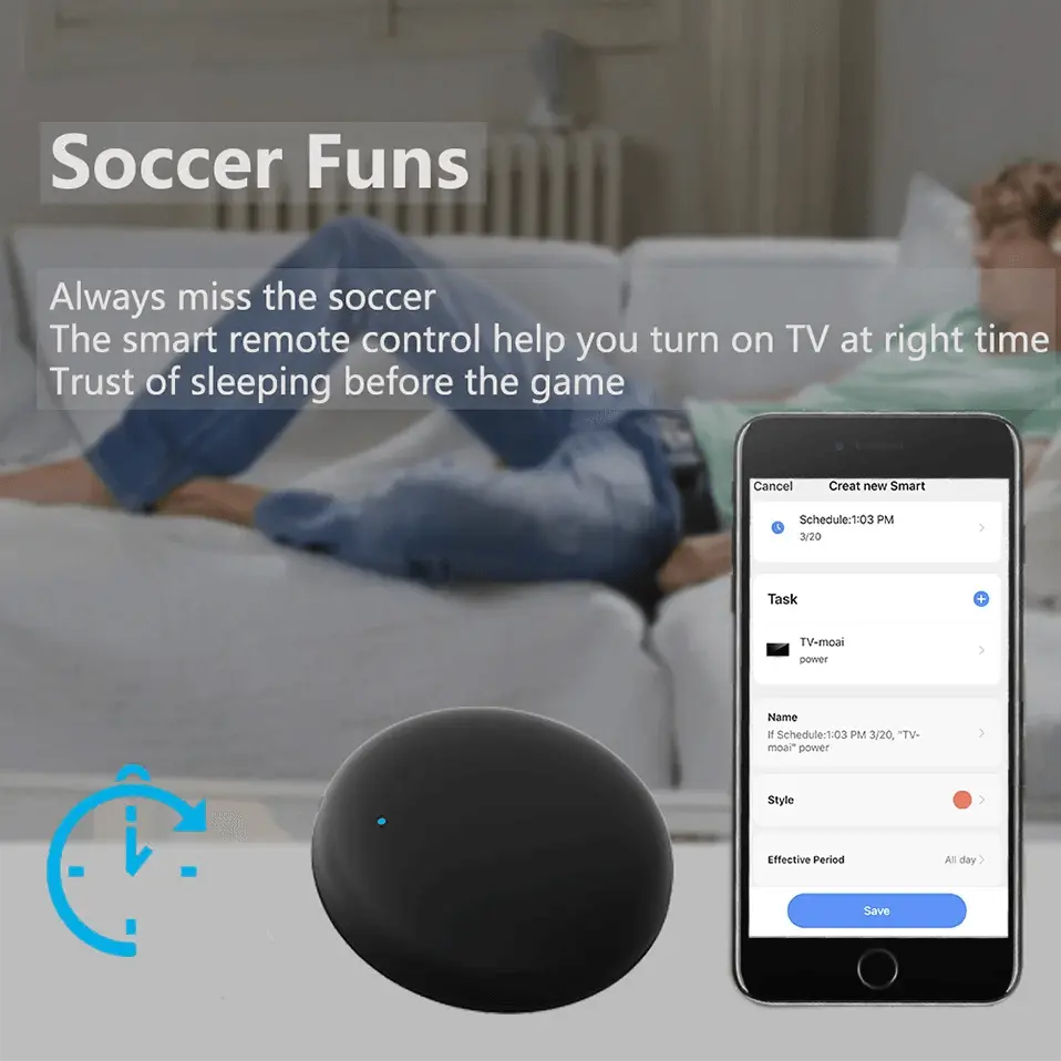 WiFi & IR Universal AC Remote – Voice-Controlled Smart Remote for Alexa & Google Home - DomoSpace