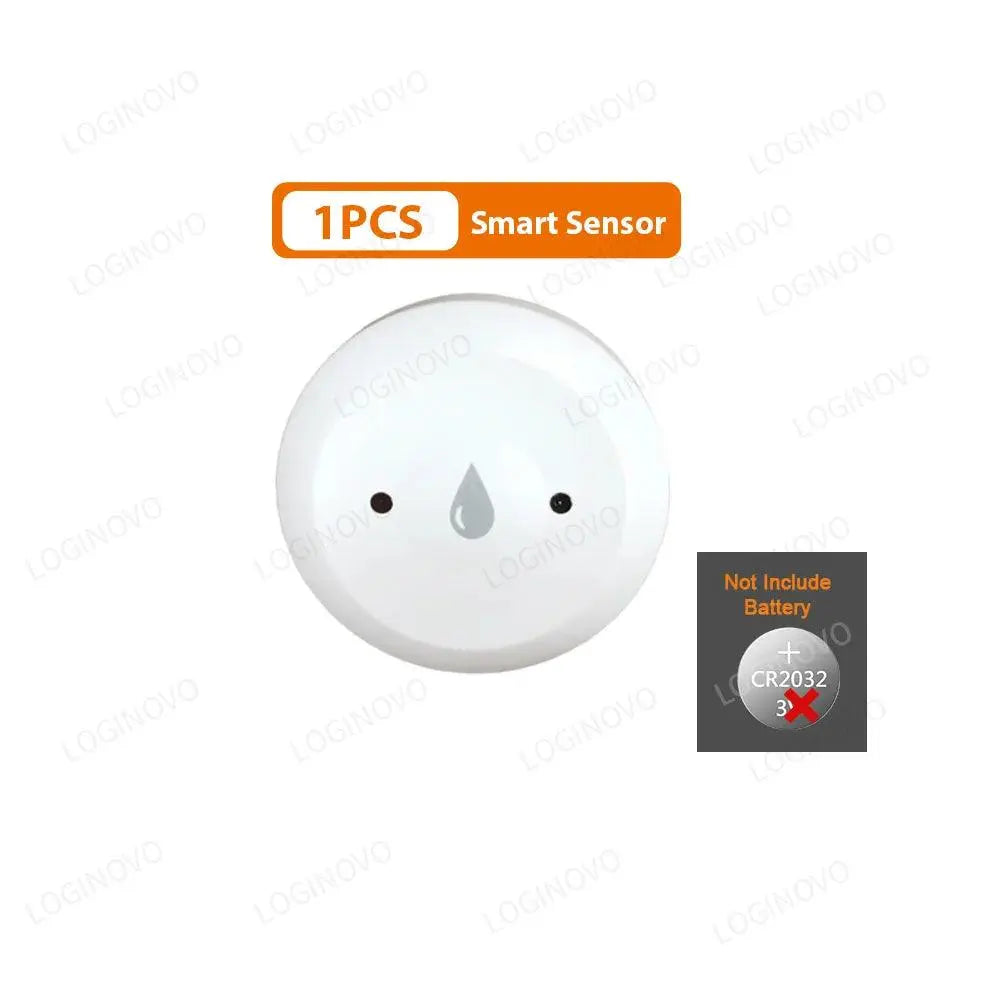 Zigbee Water Leak Sensor Tuya Smart Life Flood Leakage Immersion Sensor App Remote Monitoring Detector Work With Zigbee Gateway - DomoSpace