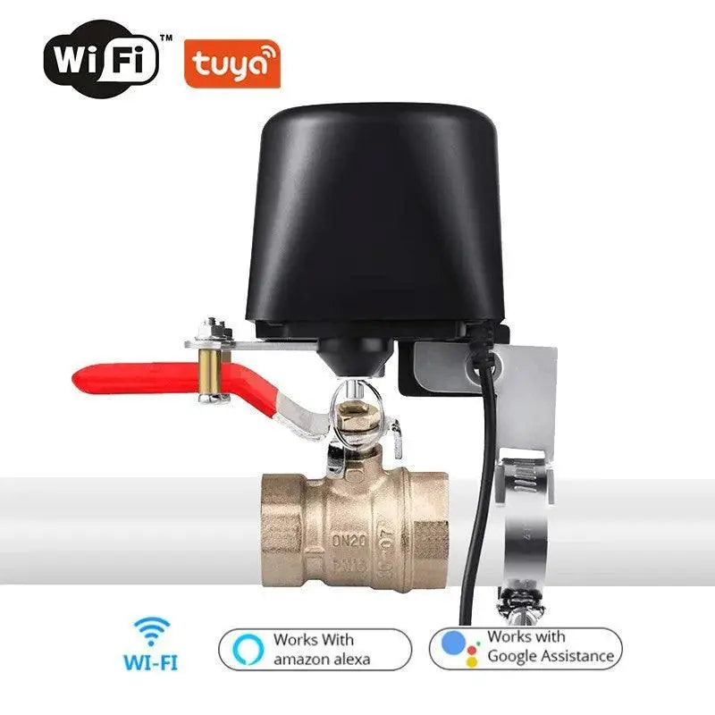 2.4G WiFi Wireless APP Control Robot Water Valve - Automatic Water Shut-Off for Home Safety - DomoSpace