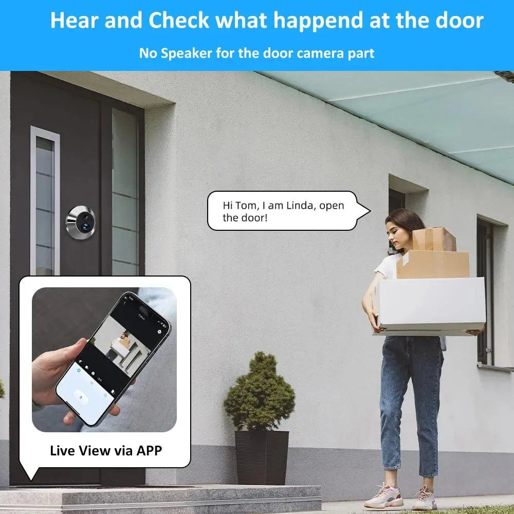 3MP House Video Door Eye with Camera – Smart Security for Your Home - DomoSpace