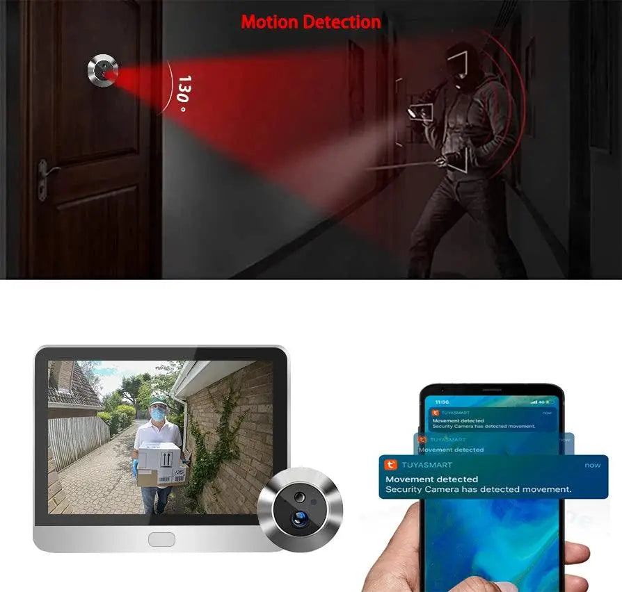 3MP House Video Door Eye with Camera – Smart Security for Your Home - DomoSpace