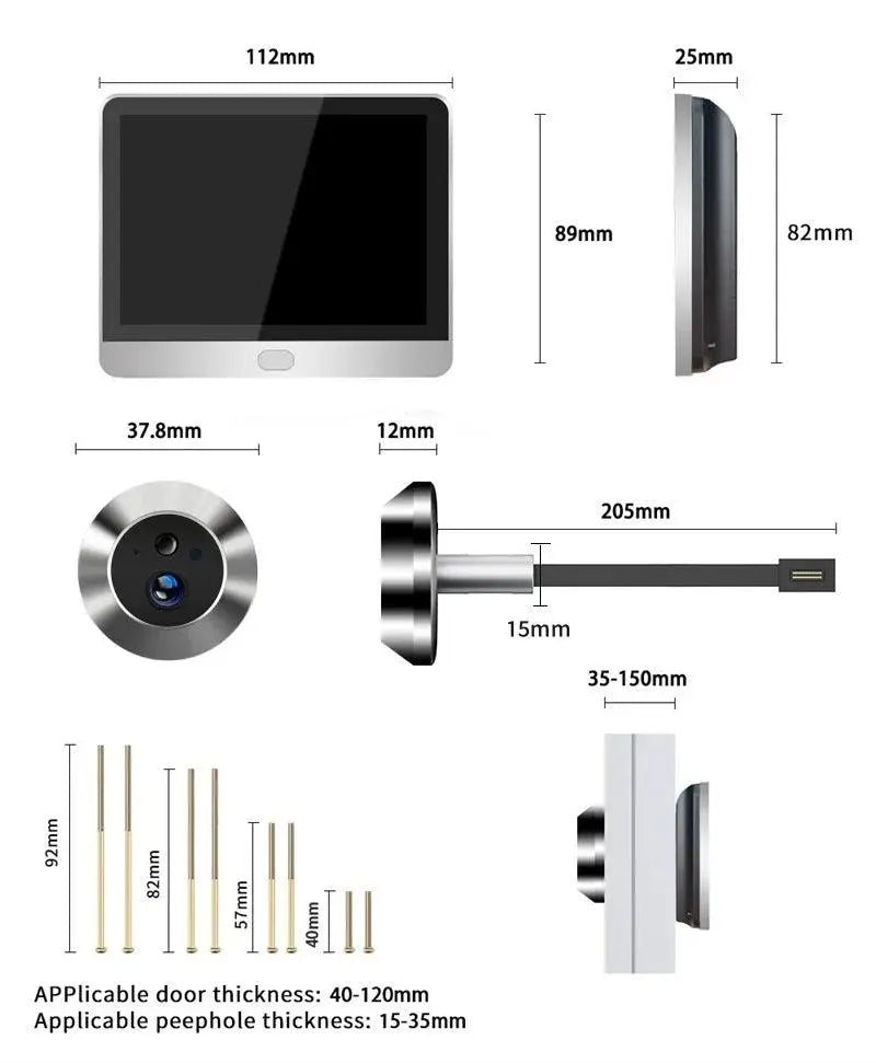 3MP House Video Door Eye with Camera – Smart Security for Your Home - DomoSpace