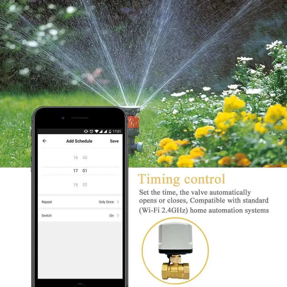 AC220V Water Auto Valve Controller Works With Alexa - DomoSpace