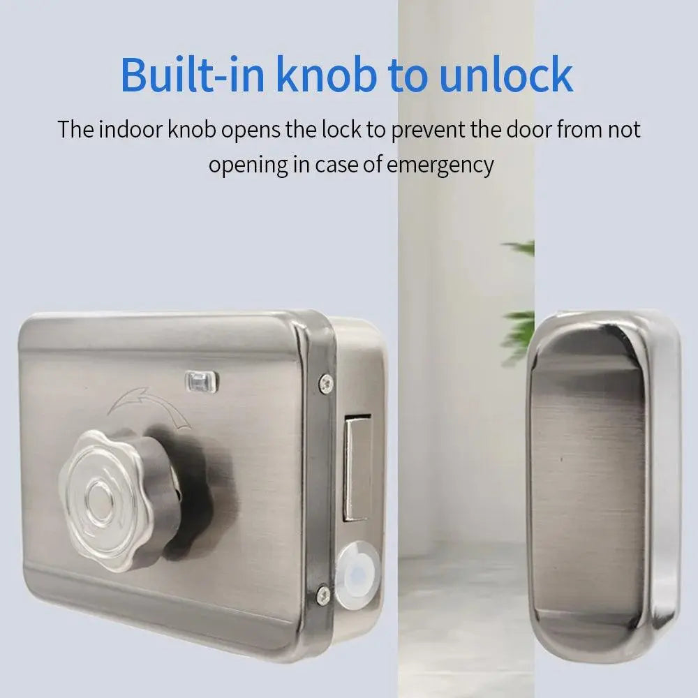 Card Code Waterproof Smart Door Lock – Tuya APP, WiFi, and Biometric Unlocking - DomoSpace