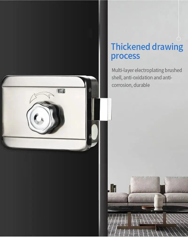 Card Code Waterproof Smart Door Lock – Tuya APP, WiFi, and Biometric Unlocking - DomoSpace