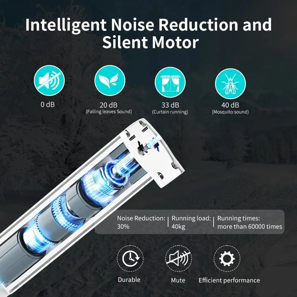 Electric Smart Curtain Motor for Voice Alexa - DomoSpace