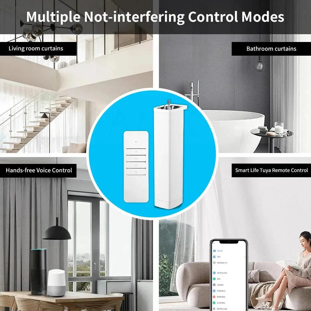 Electric Smart Curtain Motor for Voice Alexa - DomoSpace