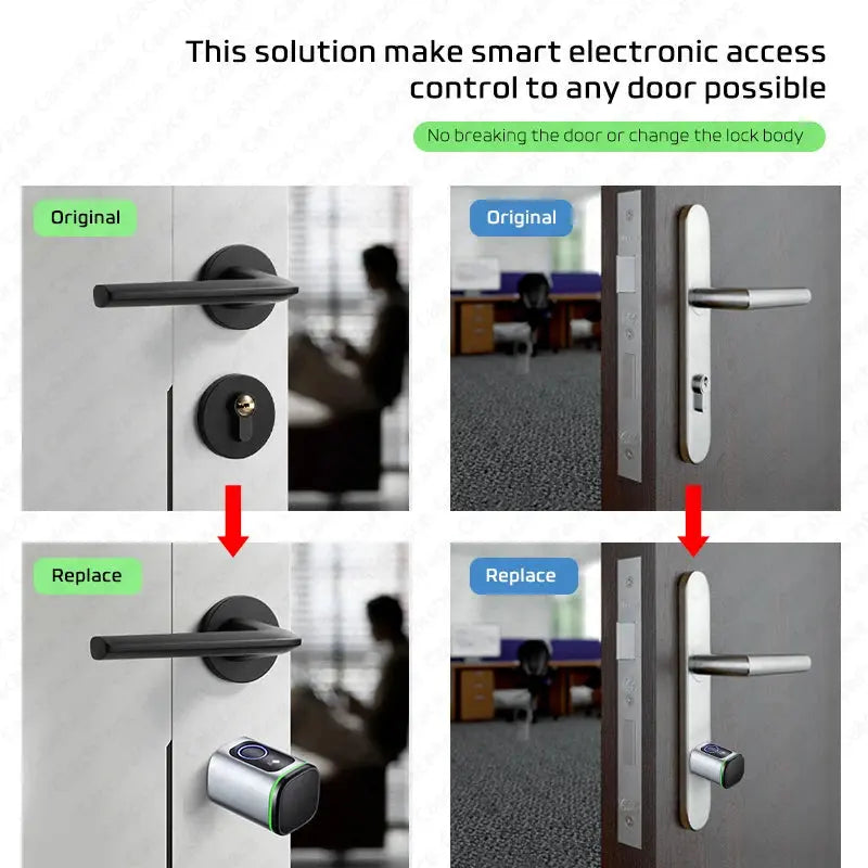 Tuya Biometric Smart Cylinder Lock - DomoSpace