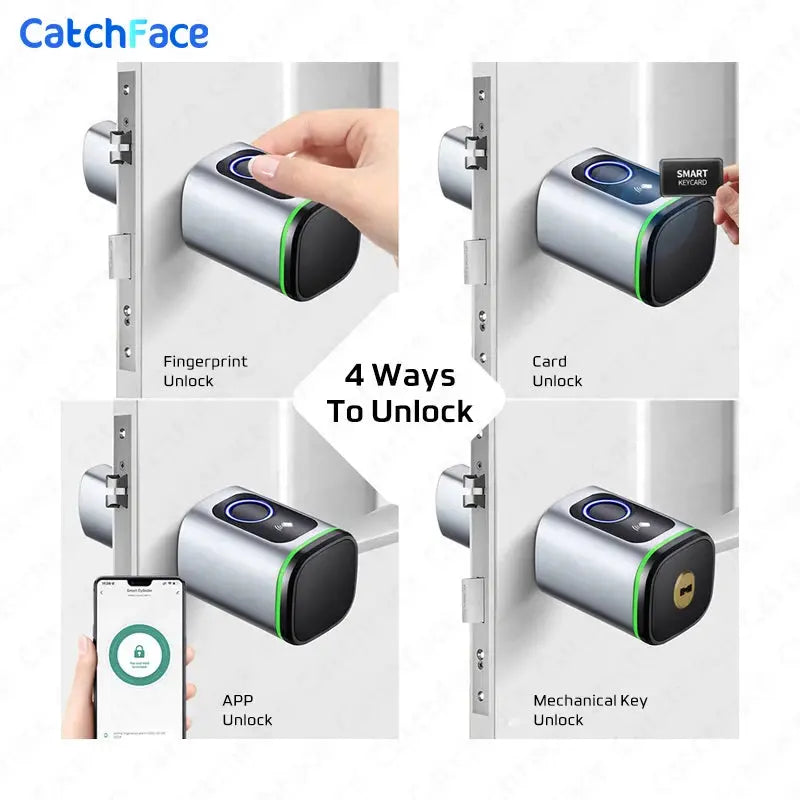 Tuya Biometric Smart Cylinder Lock - DomoSpace