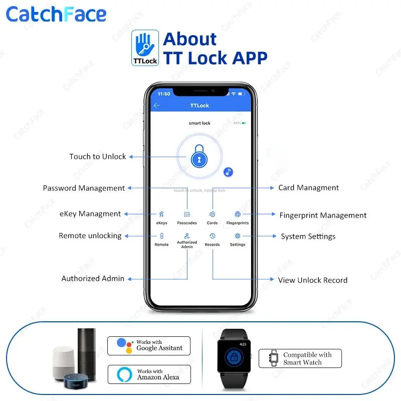 Fingerprint Waterproof Smart Garden Lock - DomoSpace