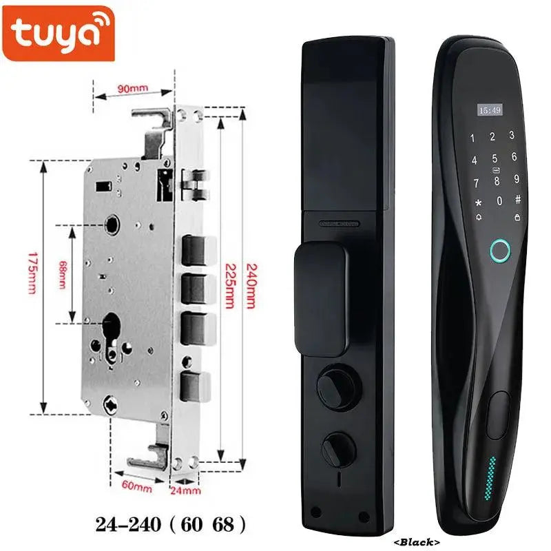 High Quality RFID Hotel Room Tuya Smart Deadbolt Knob Security Lock System Aluminum WIFI Door Lock - DomoSpace