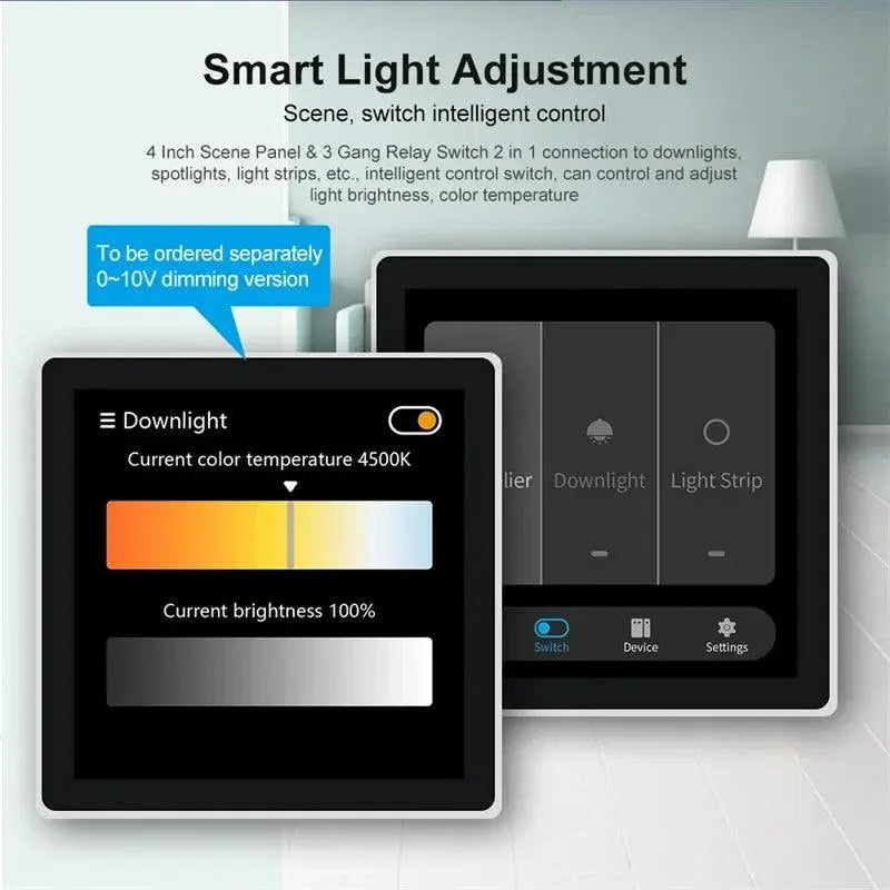 Inch LCD ZigBee Control Panel – Smart Home Central Control with Voice Command - DomoSpace