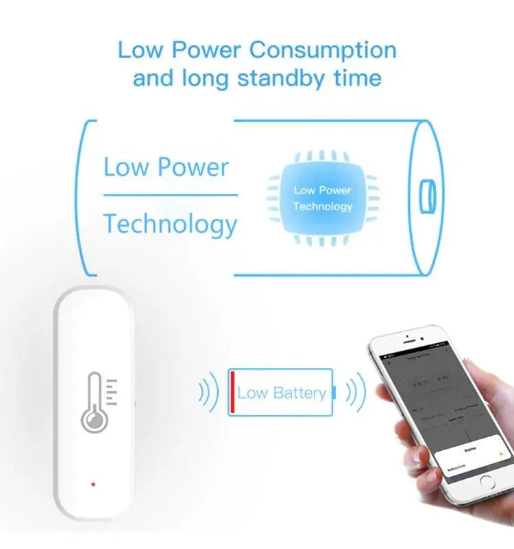 Indoor Thermometer For Home Work With Alexa - DomoSpace