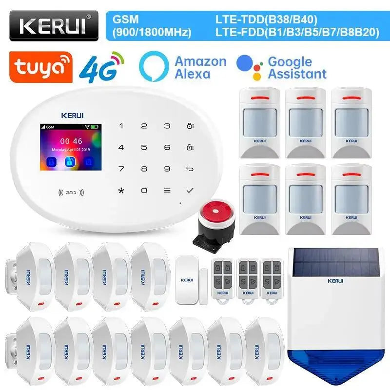 KERUI W204 4G Home Alarm System - Comprehensive Home Security with WiFi and GSM - DomoSpace