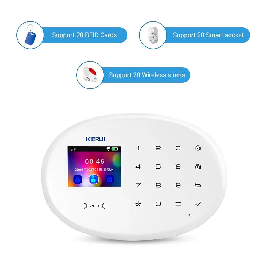 KERUI W204 Tuya Smart Alarm System - DomoSpace