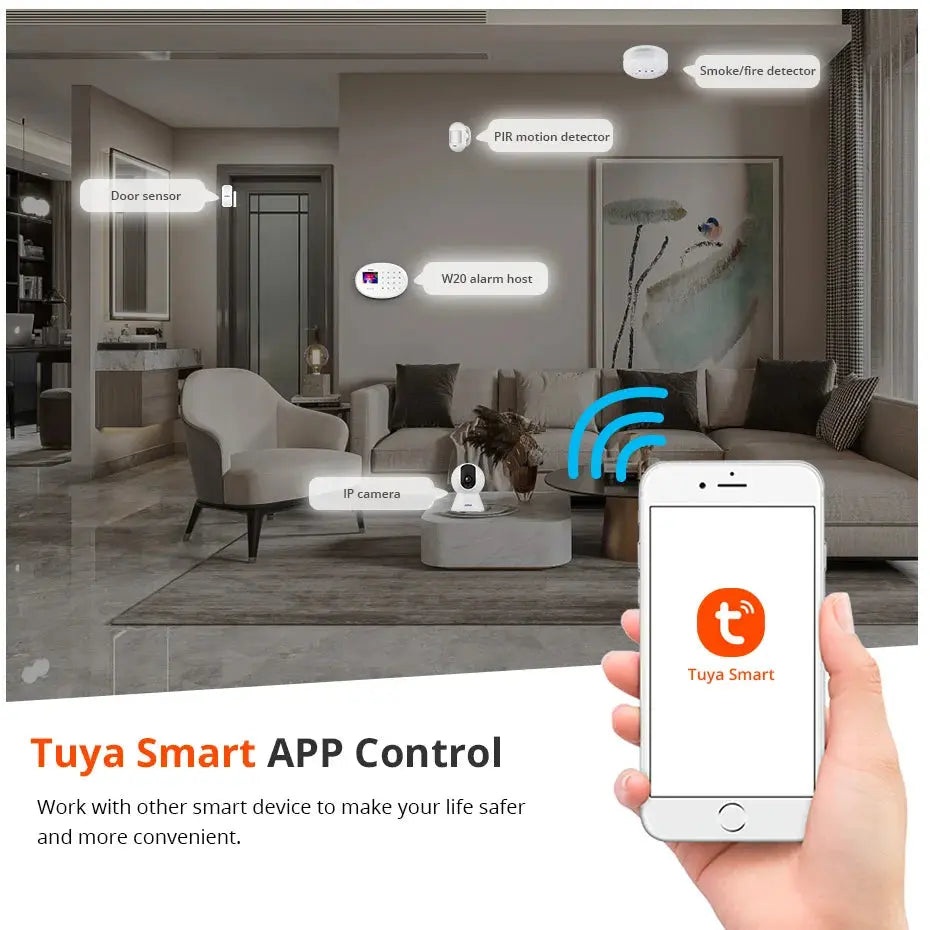 KERUI W204 Tuya Smart Alarm System - DomoSpace