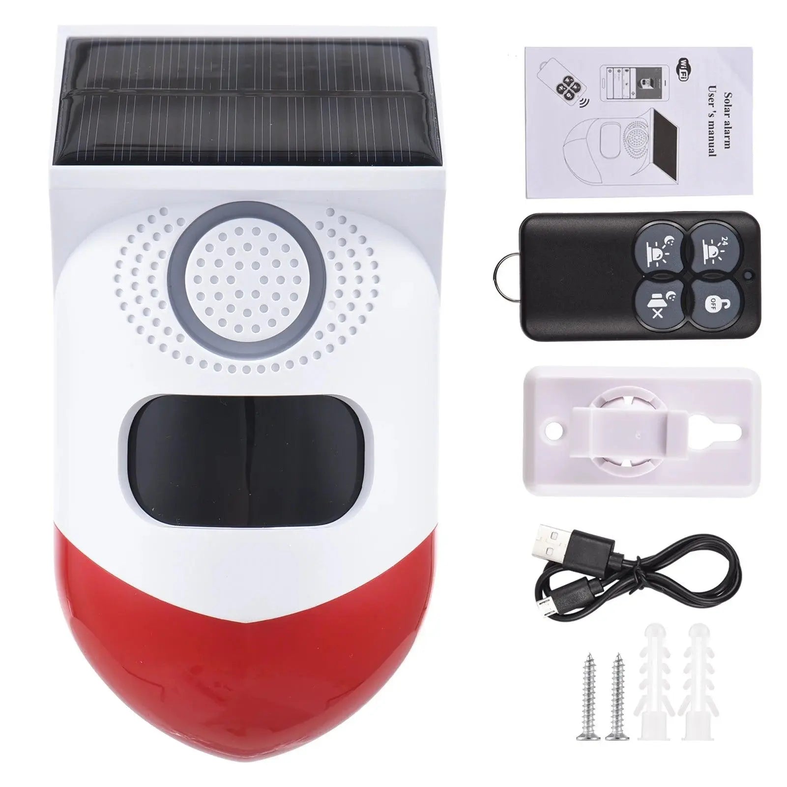 LED Strobe Lights Sound Warning System Alarm - DomoSpace