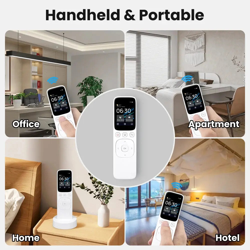 MIUCDA Tuya WiFi Smart Handheld Central Control Panel supports IR,RF,Wi-Fi,Zigbee and BLE,connecting various smart home devices - DomoSpace