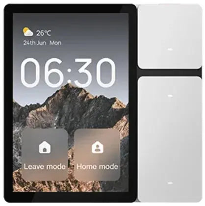 MOES Tuya WiFi 3.5-inch Smart Control Panel Screen 3 Relays 3 Physical Buttons IR Remote Control Bluetooth Sigmesh Hub Built-in - DomoSpace