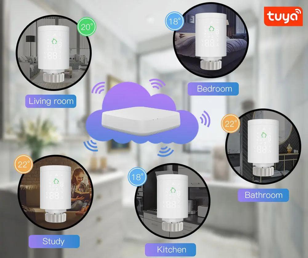 Programmable Thermostatic Valve Temperature Controller - DomoSpace