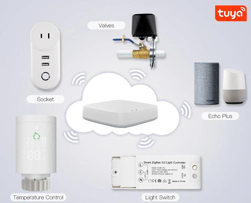 Programmable Thermostatic Valve Temperature Controller - DomoSpace