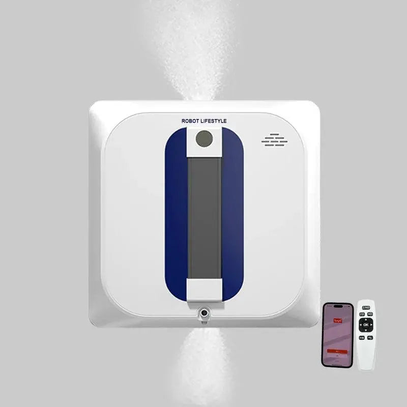 Robot Window Cleaner RL4136 - Smart Cleaning with Water Spray &amp; Voice Control - DomoSpace