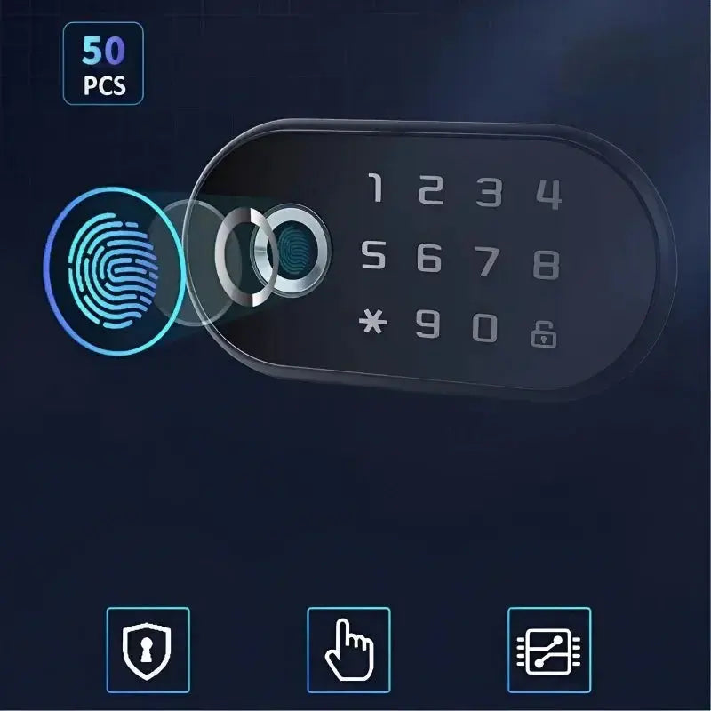 Smart Fingerprint and Password Drawer Lock - DomoSpace