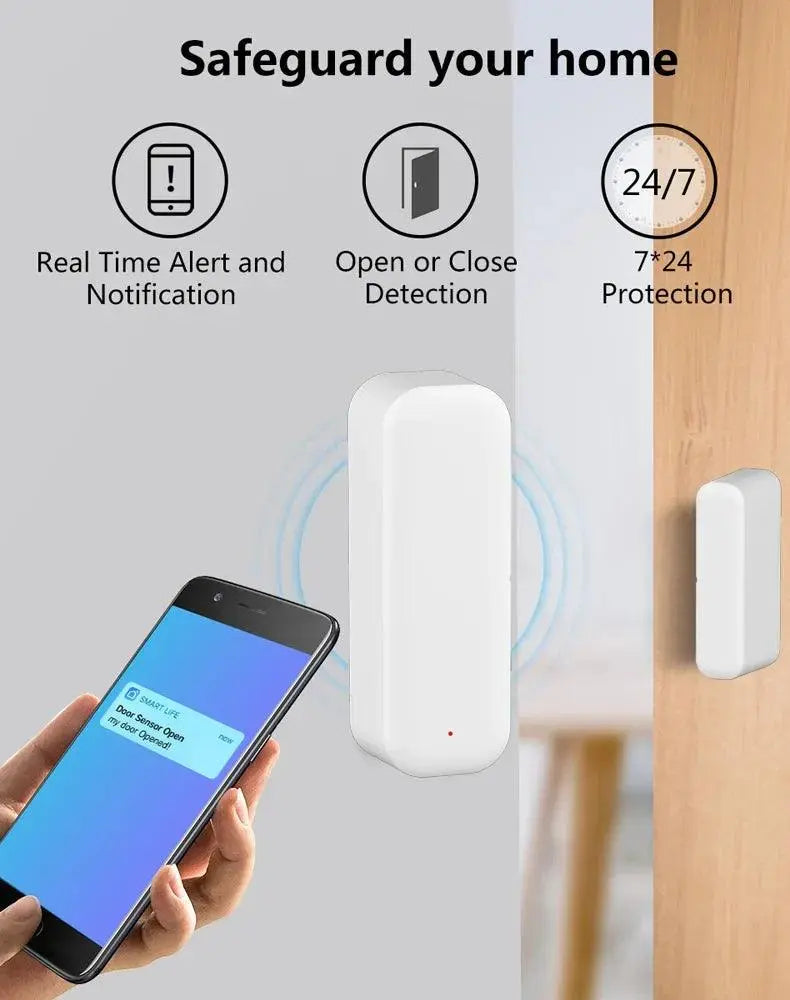 Smart Home Wireless Door Detector Control - DomoSpace