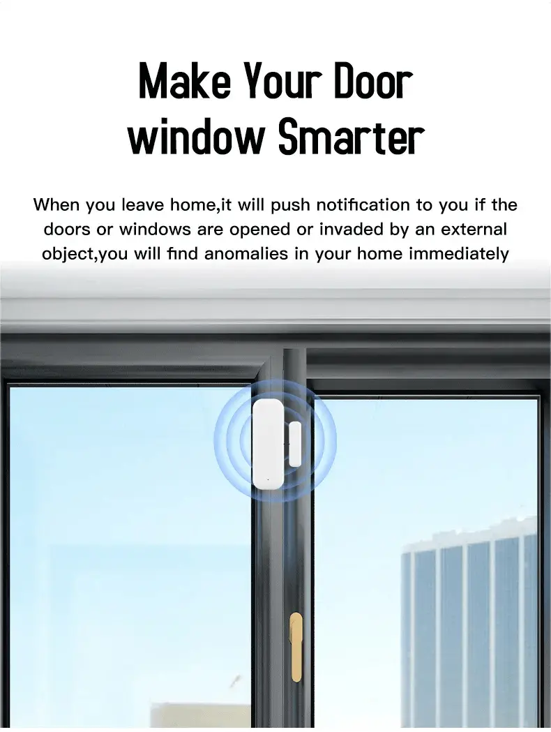 Smart Home Wireless Door Detector Control - DomoSpace