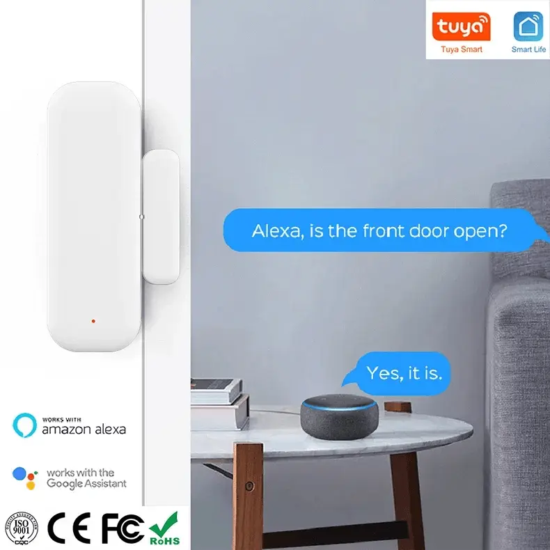 Smart Home Wireless Door Detector Control - DomoSpace