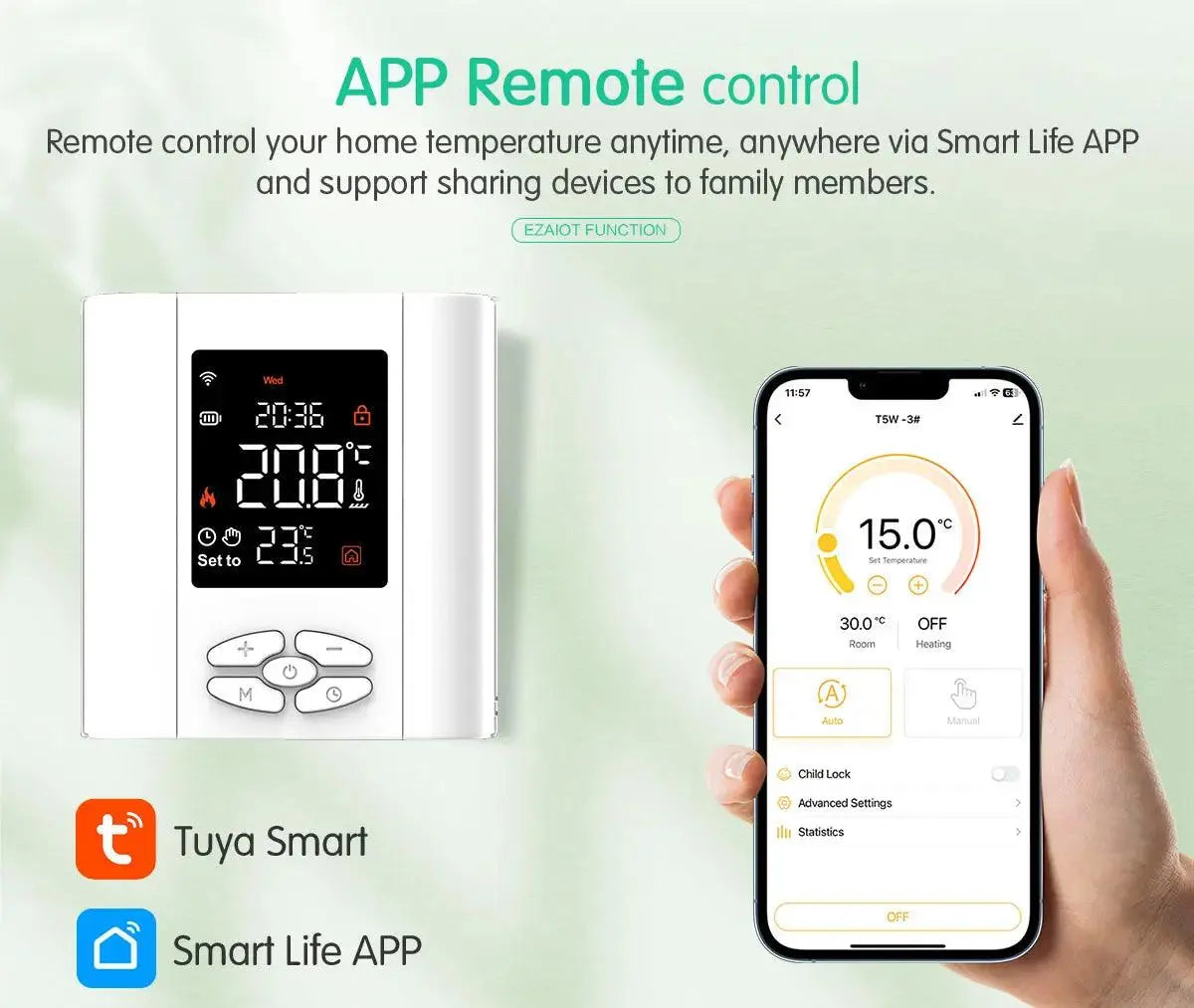 Smart Hotel Wireless Temperature Controller - WiFi-Enabled for Gas Boilers - DomoSpace