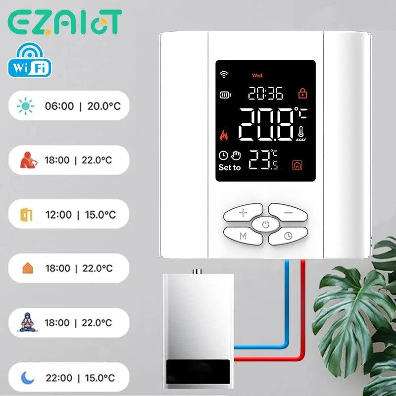 Smart Hotel Wireless Temperature Controller - WiFi-Enabled for Gas Boilers - DomoSpace