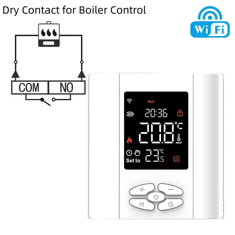 Smart Hotel Wireless Temperature Controller - WiFi-Enabled for Gas Boilers - DomoSpace