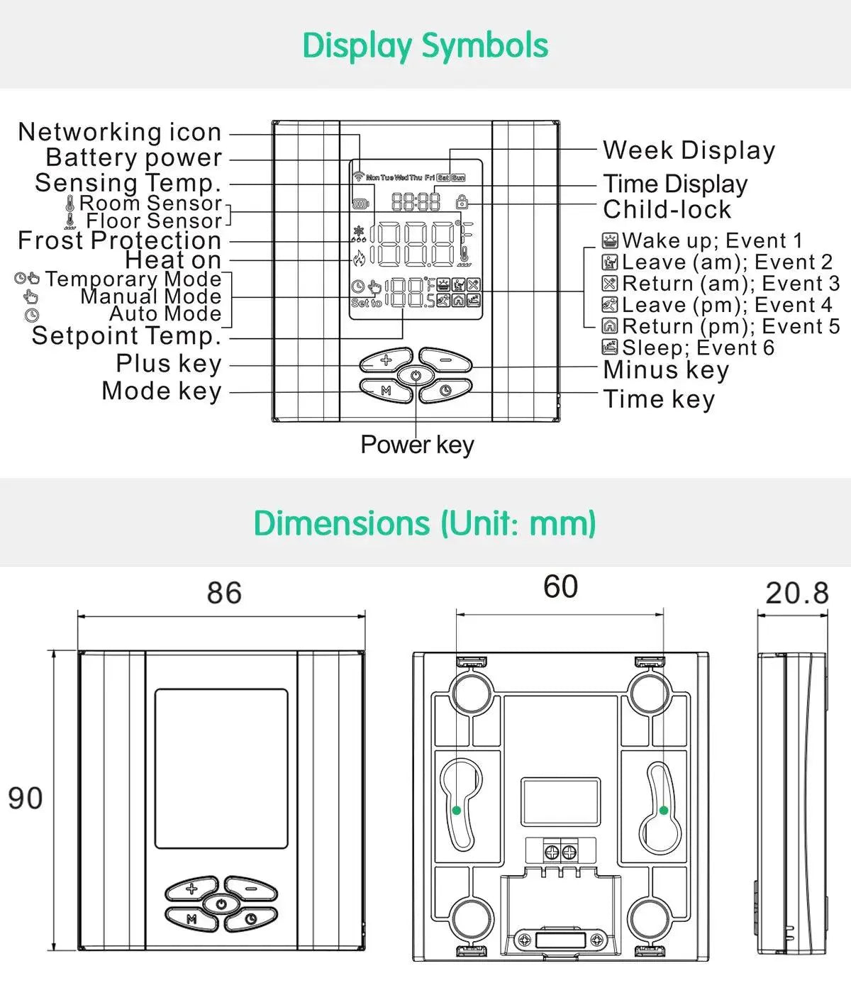 Smart Hotel Wireless Temperature Controller - WiFi-Enabled for Gas Boilers - DomoSpace