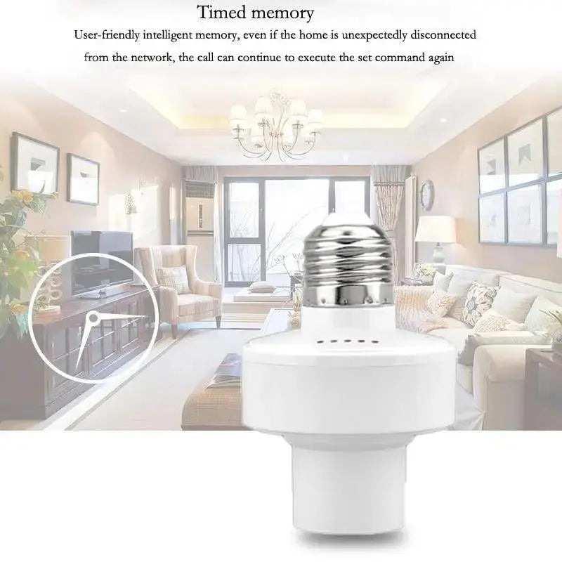 Smart Light Bulb ,e27 Lamp Holder - DomoSpace