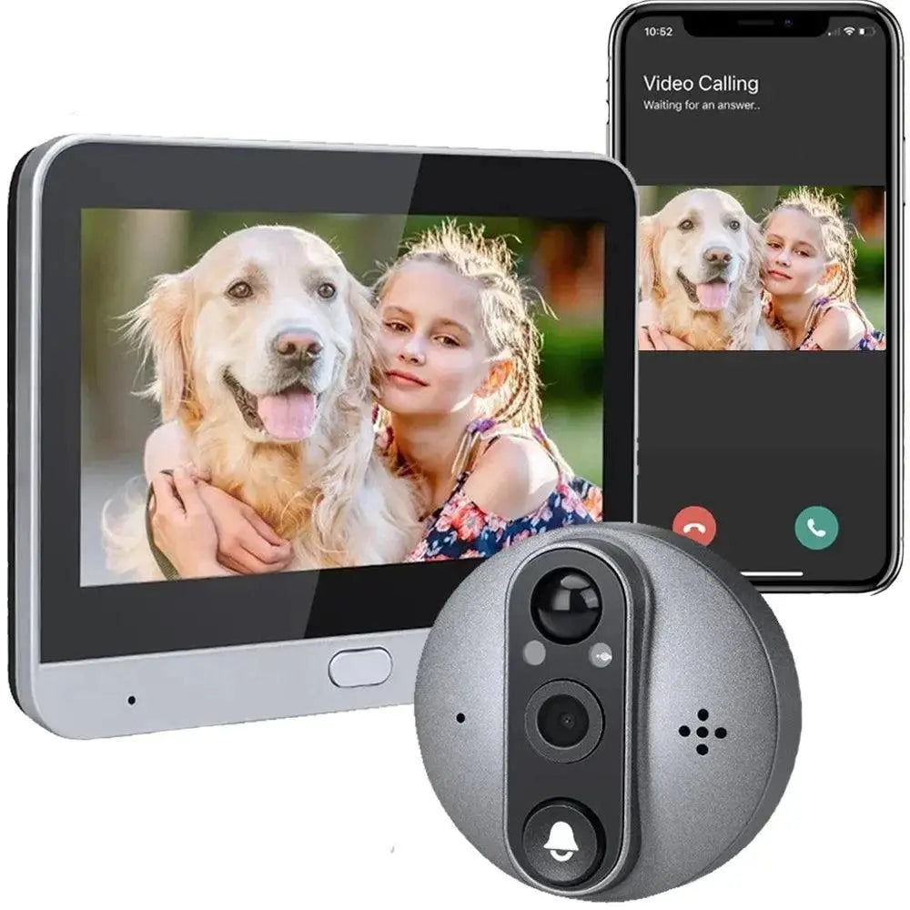 Smart Security-protection Door Peephole Camera "security door camera" - DomoSpace