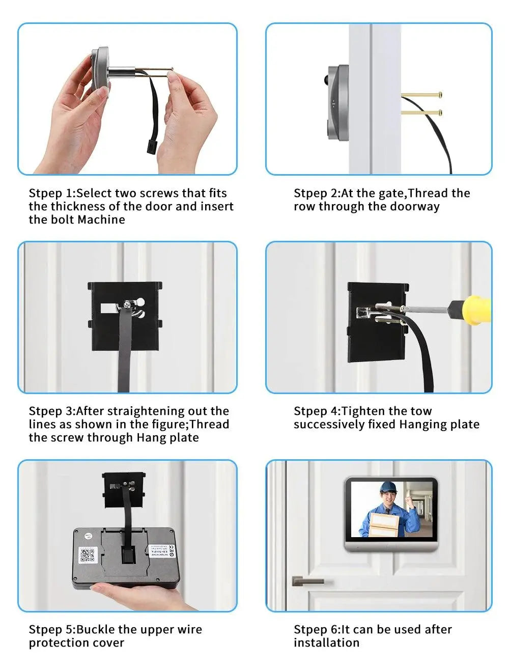 Smart Security-protection Door Peephole Camera "security door camera" - DomoSpace